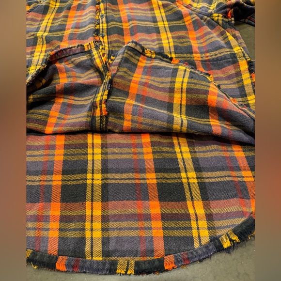 FREE PEOPLE We The Free Summer
Daydream Plaid Shirt in Grunge Combo Sz: S - Picture 10 of 15